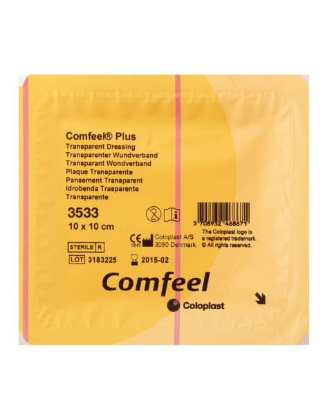 Повязка гидроколлоидная прозрачная 10х10, Comfeel Plus 