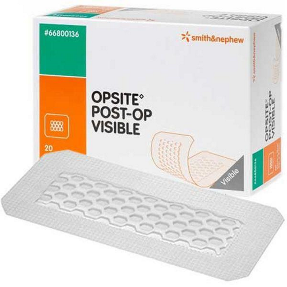 Повязка пленочная OPSITE Post - Op, VISIBLE 10 х 8 см